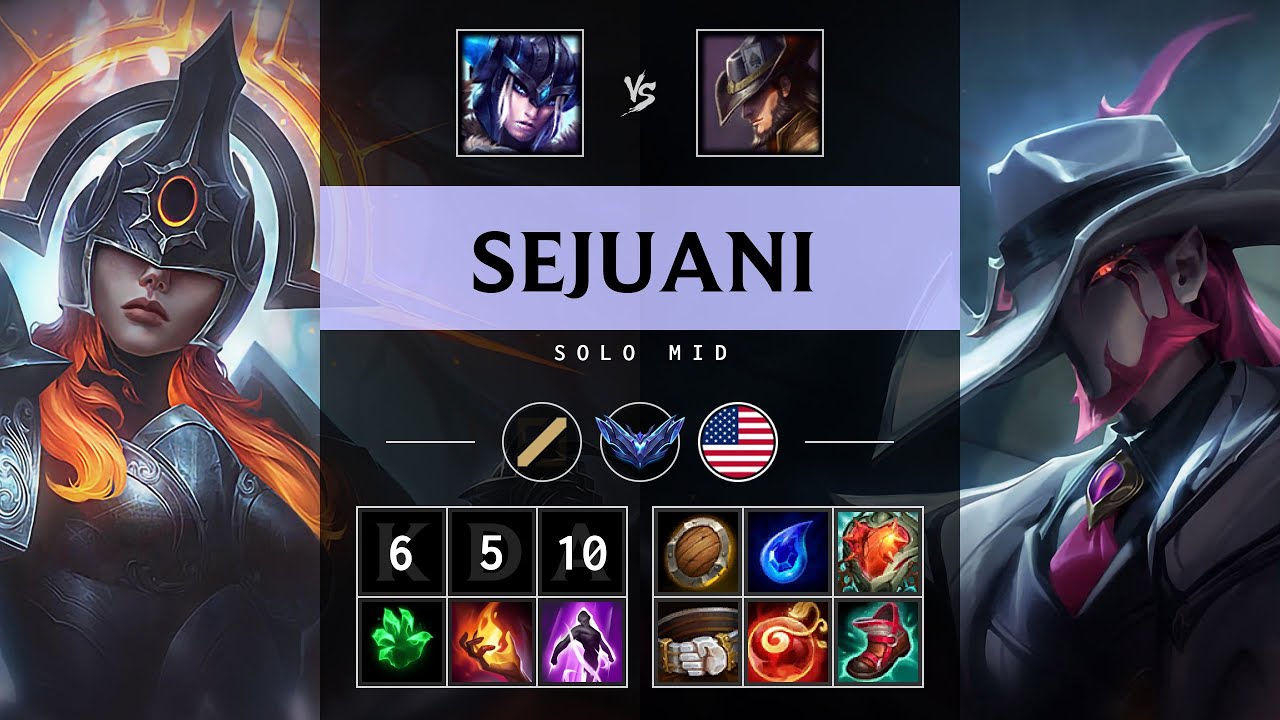 Sejuani Mid vs Twisted Fate - NA Diamond Patch 25.11