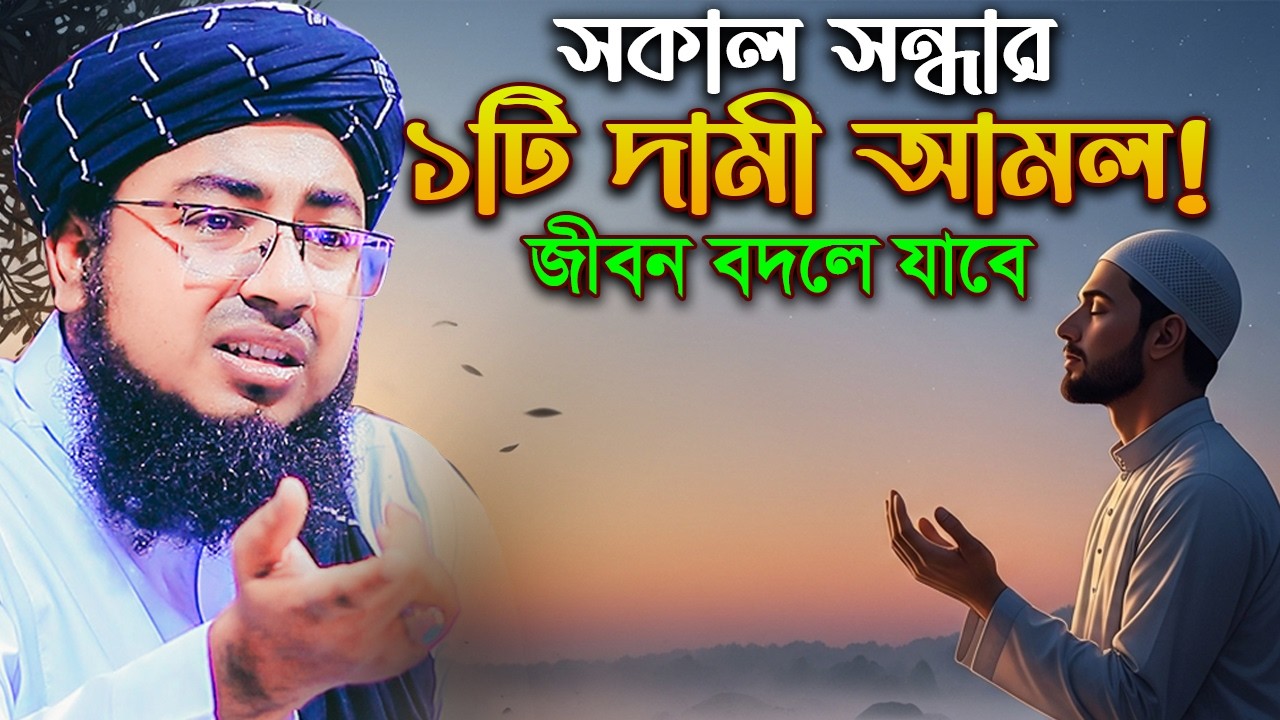 সকাল-সন্ধার ১টি আমল! জীবন বদলে যাবে │মুফতি জহিরুল ইসলাম ফরিদী│Mufti Jahirul Islam Faridi Waz