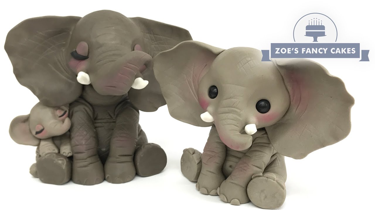 Elephant cake topper tutorial Facebook Livestream