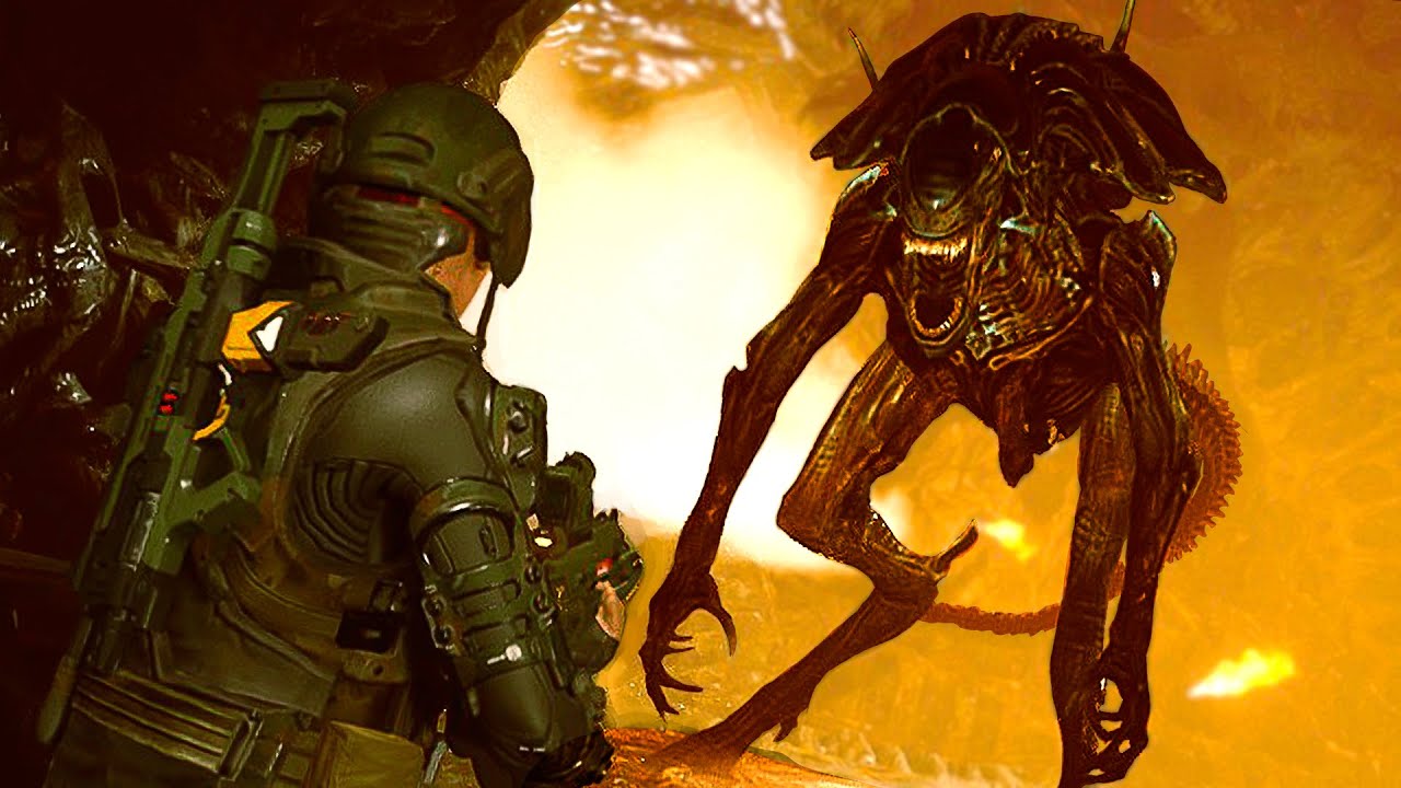 Encontramos a RAINHA ALIEN, Temos Que SAIR DAQUI! | Aliens Fireteam Elite (#1) (PT-BR)