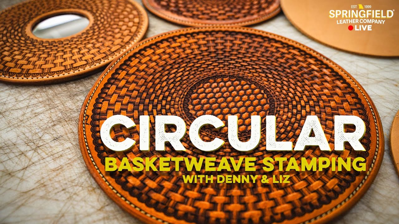 Circular Basketweave Stamping with Denny & Liz