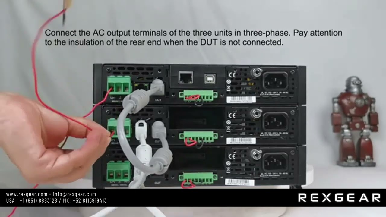 Series & Three-phase Operation Demo (IT-M7700 Programmable AC Power Supply)