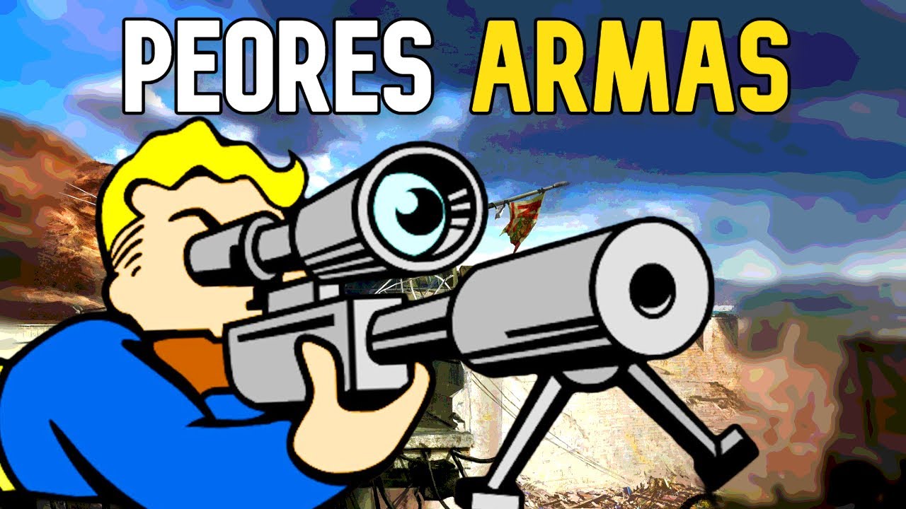 TOP 5 ARMAS  IN&Uacute;TILES de FALLOUT NEW VEGAS que NADIE QUIERE