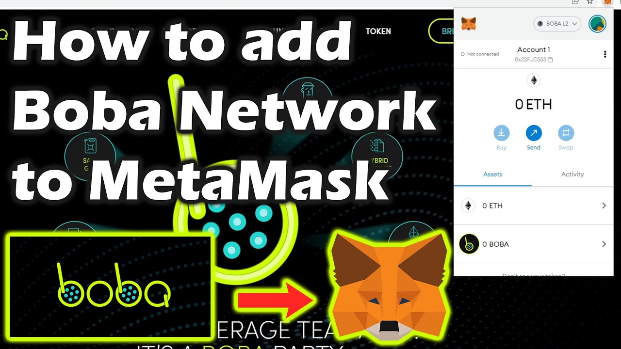 How to add BoBa network to MetaMask