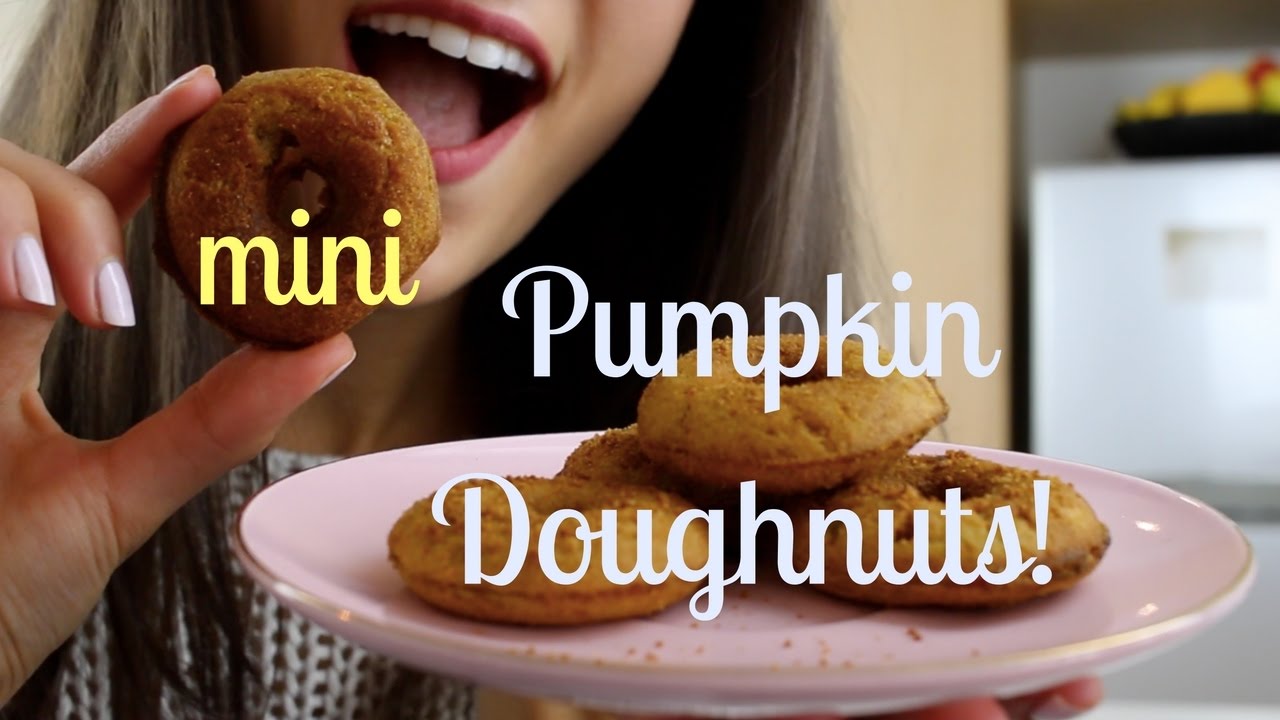 BRAINFOOD: Mini Pumpkin Doughnuts! (Vegan Friendly)