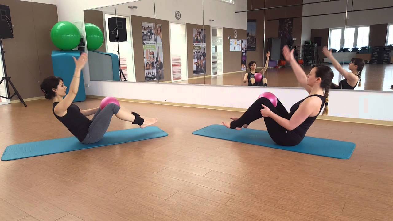 Pilates mit dem Ball