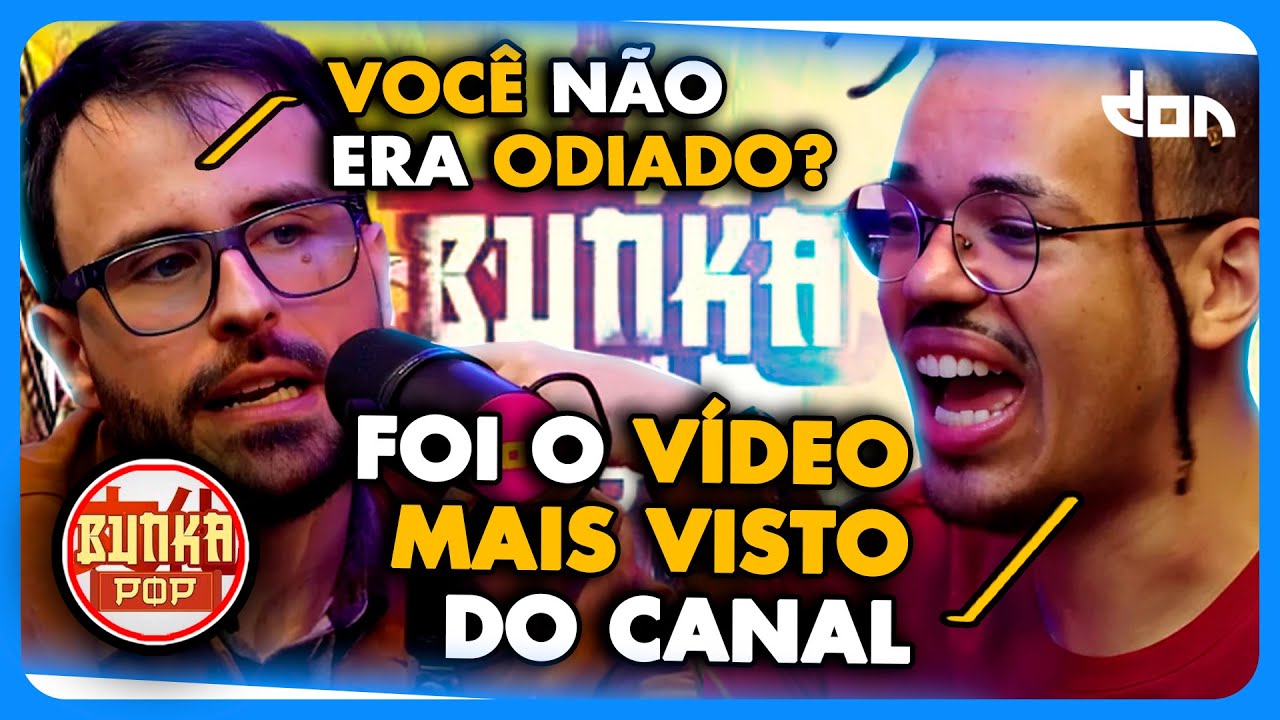 GUTO CONTA COMO FOI FAZER PARTE DO CANAL BUNKA POP