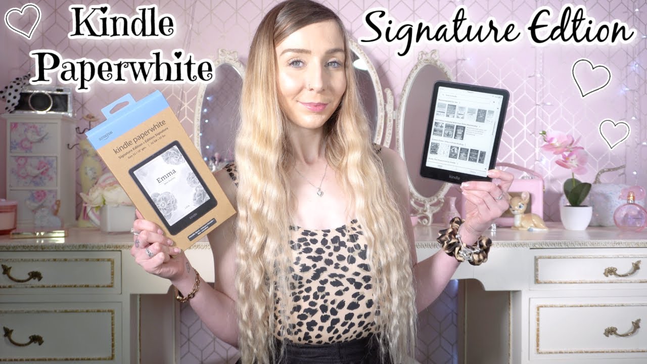 Kindle Paperwhite Signature Edition Unboxing & Set Up 2025 ♡