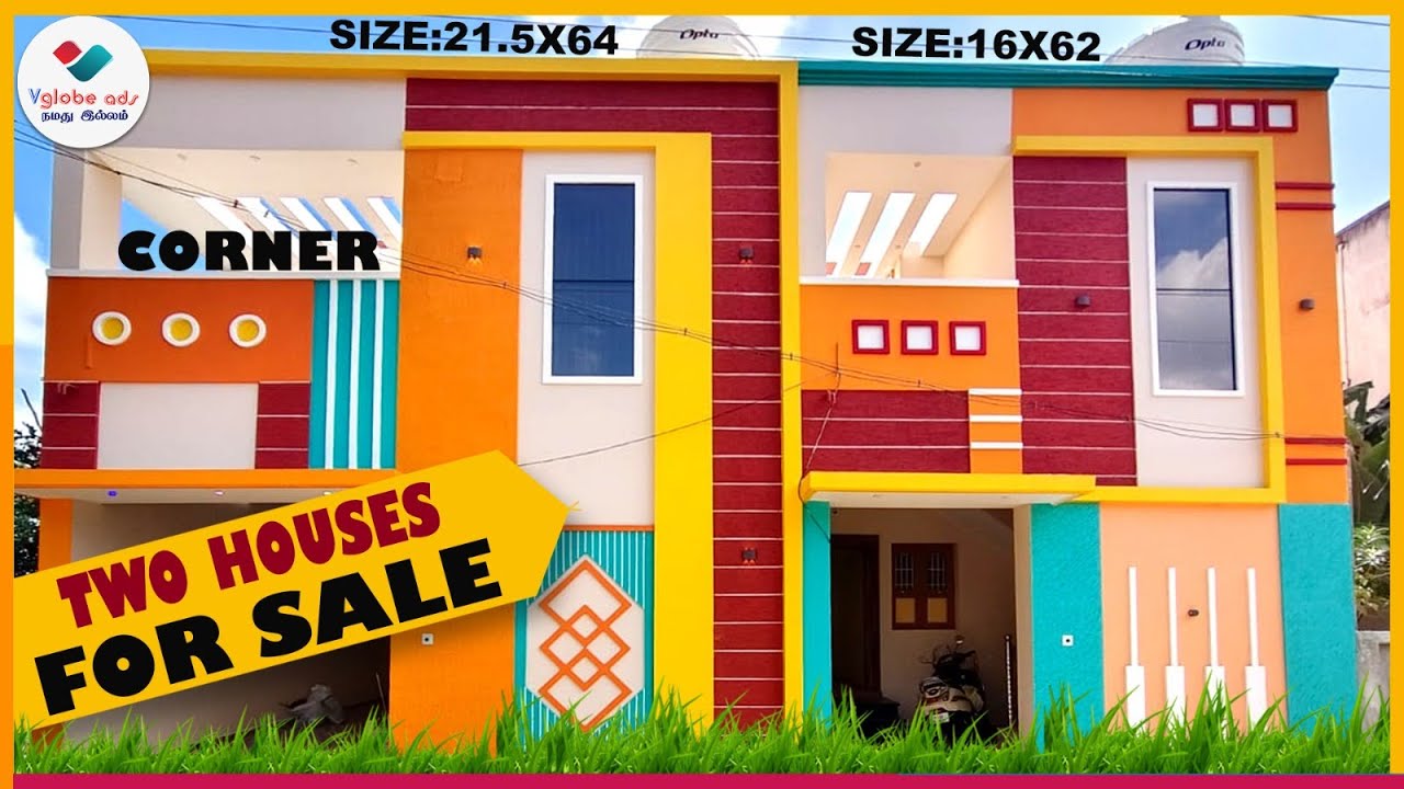 😍லட்டு மாதிரி 2 வீடுகள் விற்பனைக்கு🏠2BHK - Corner Home for Sale | Collectorate Tiruvannamalai👉ID 434