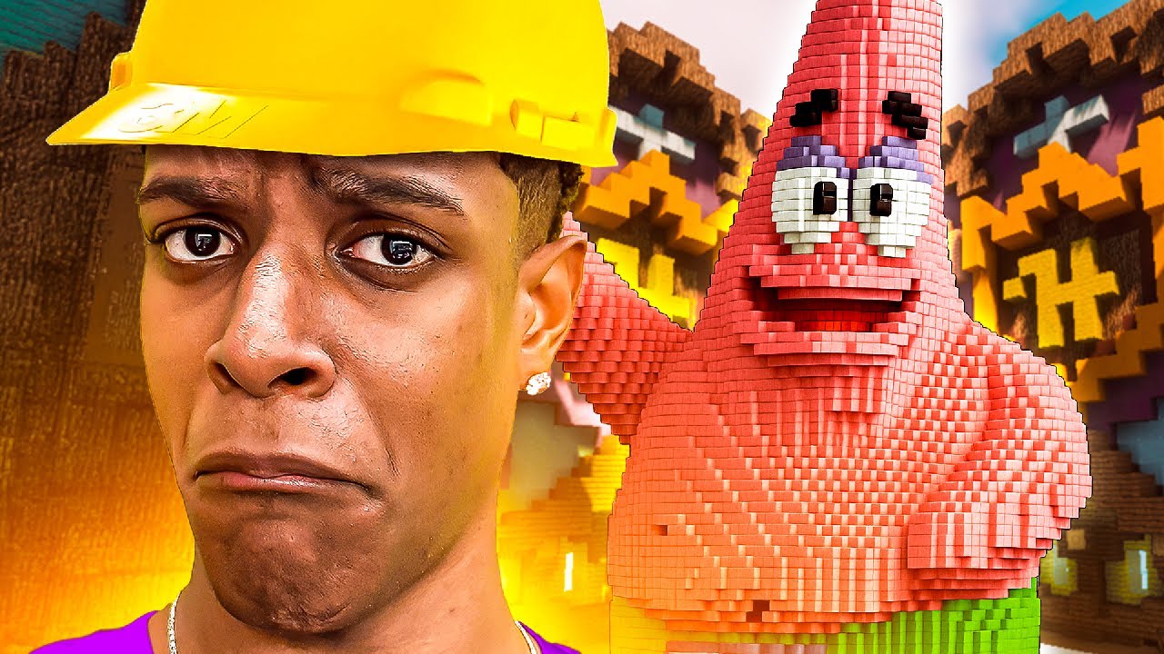 oCastrin fazendo as constru&ccedil;&otilde;es mais bonitas do minecraft