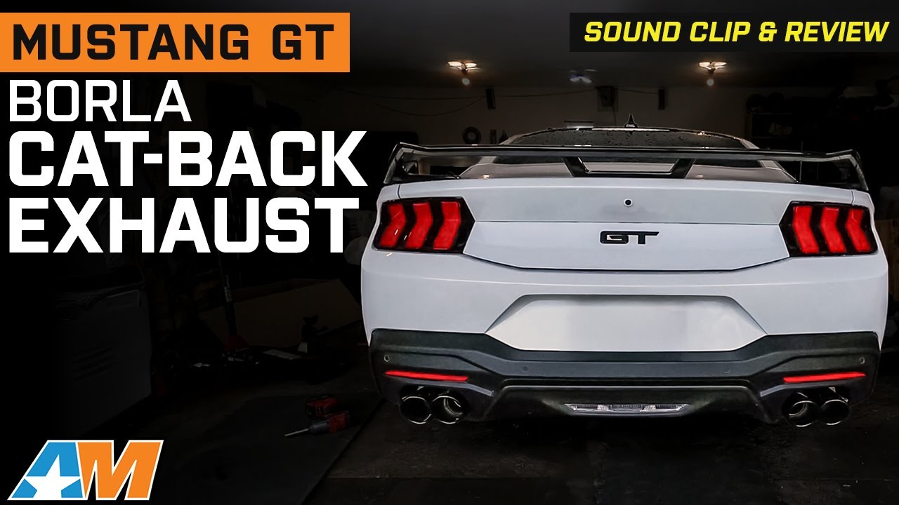 2024-2025 Mustang GT Borla ATAK Cat-Back Exhaust Review & Sound Clip