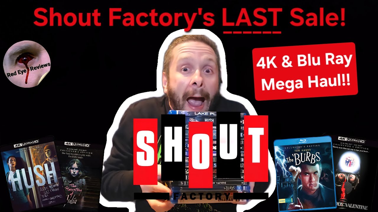 Shout Factory's Last Sale! 4K/Blu Ray Mega Haul! | Red Eye Reviews 