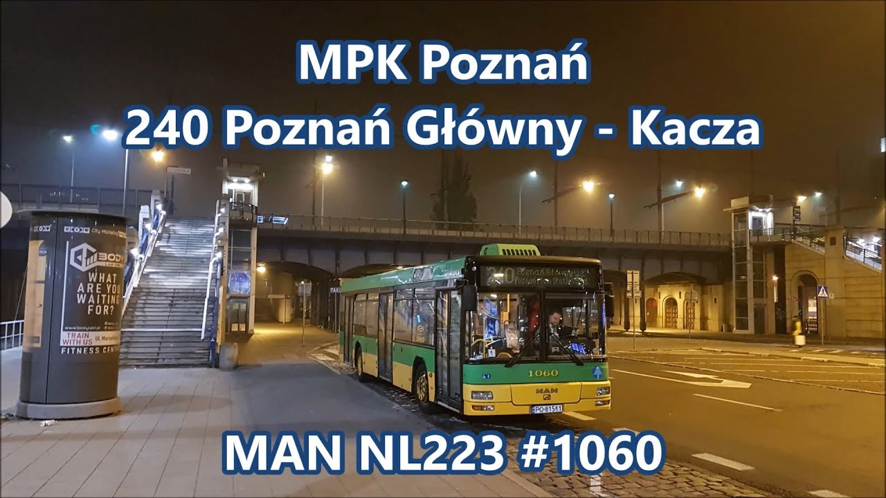MPK Poznań - linia 240, MAN NL223 #1060