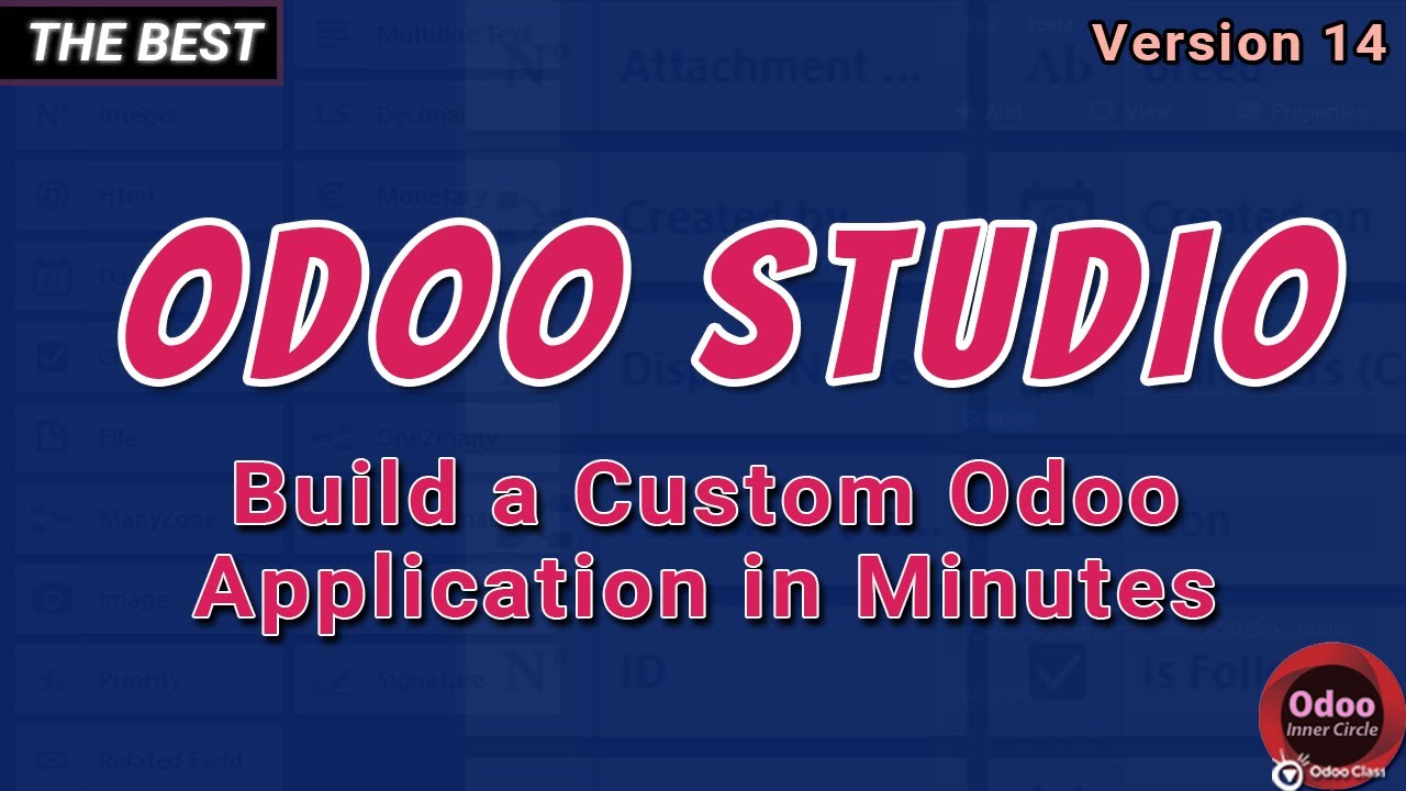 Odoo Studio 14: Create a Custom Odoo Application in Minutes! No Python Coding Required. Tutorial