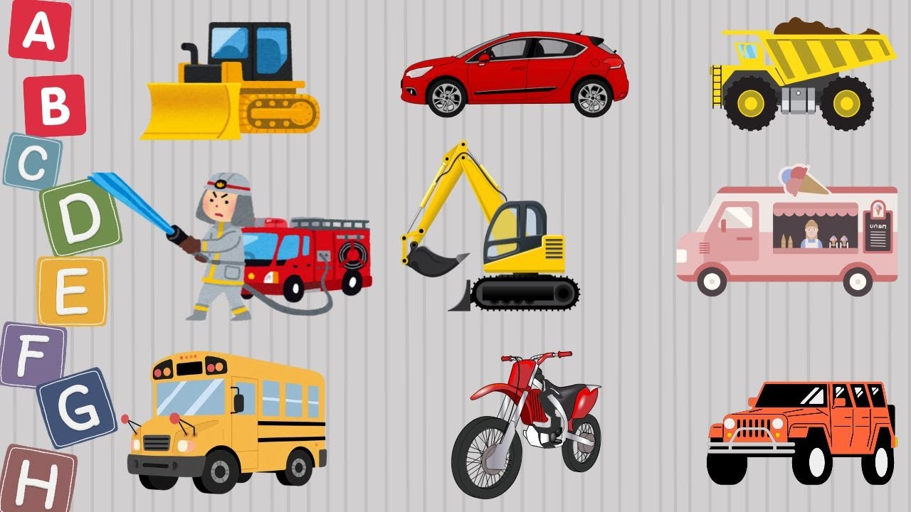 Learn Alphabet with Vehicles  | A to Z for Toddlers | MINI AASHER TV | #preschoollearning