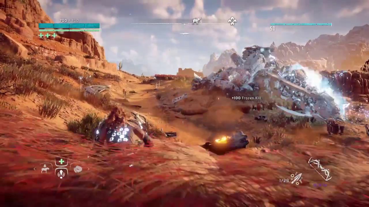 Horizon Zero Dawn - Fastest Thunderjaw Kill 11Secs on Very Hard