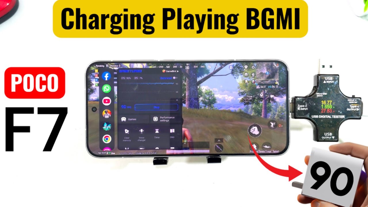 POCO F7 BGMI Charging at Same time SpeedTest Results 🚀🚀🔥🔥🔥 