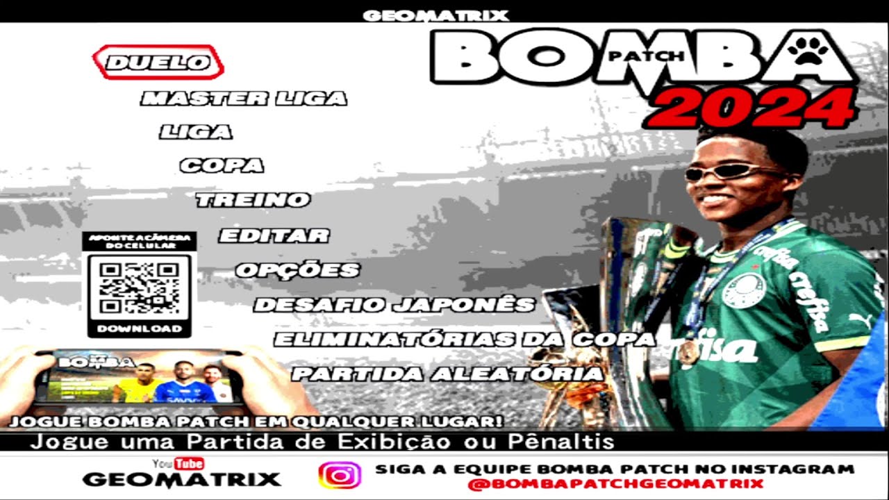 BOMBA PATCH 2024 (PS2) BRASILEIRÃO GEOMATRIX