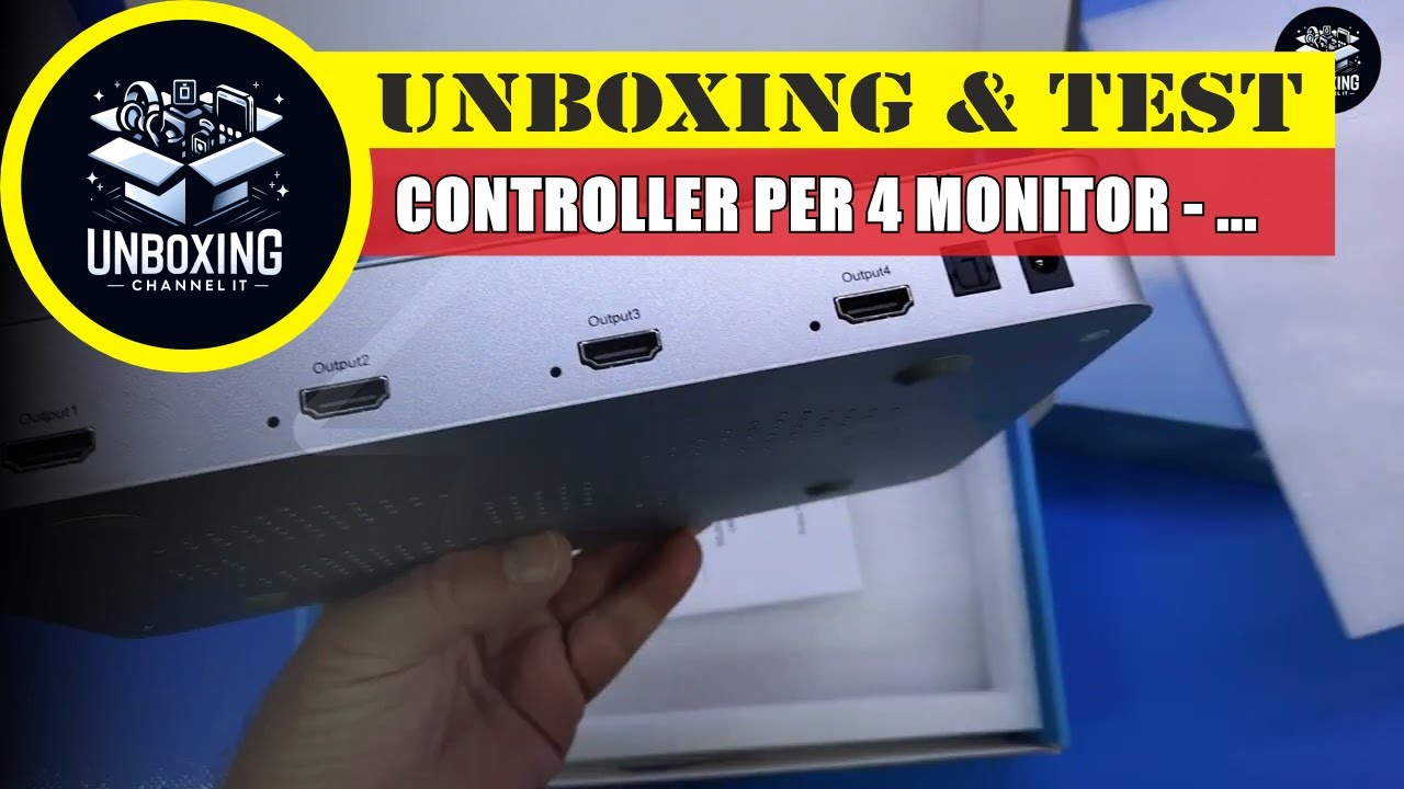Controller per 4 Monitor - Video Wall Controller 2x2 4K60HZ, HDMI 2 0