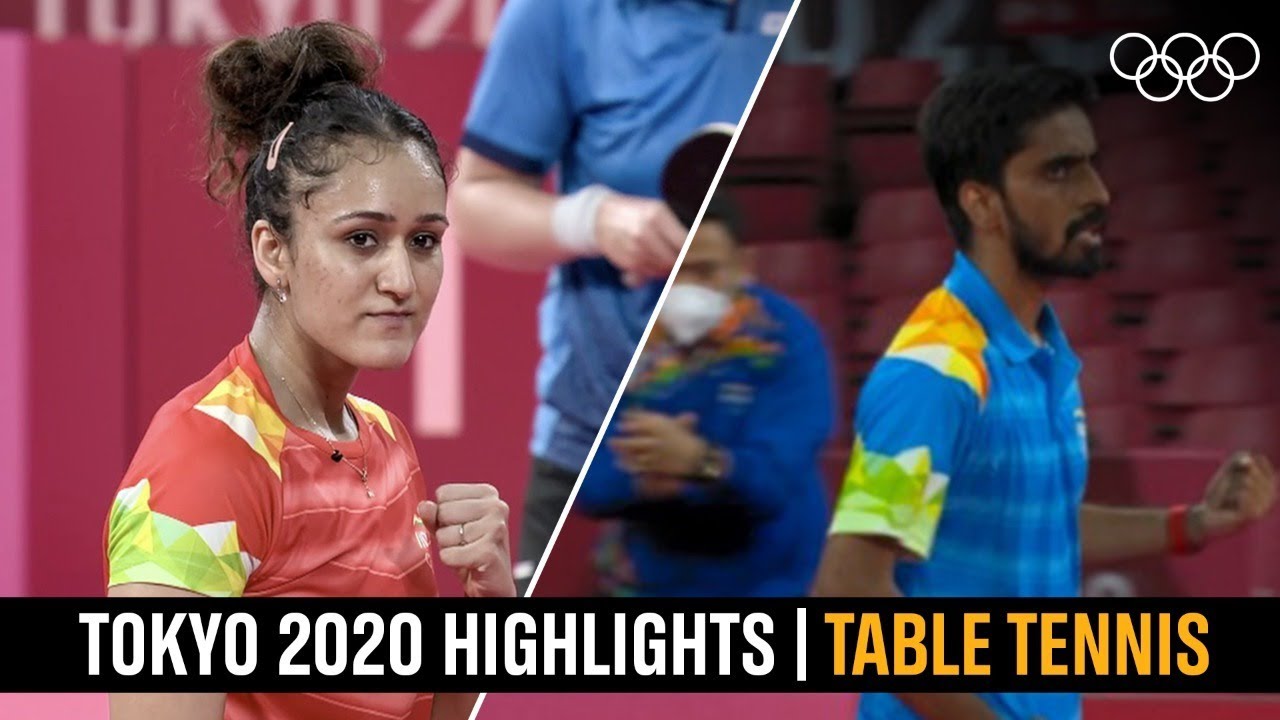 Sathiyan loses in second round, Manika advances🏓  | Table Tennis | #Tokyo2020 Highlights