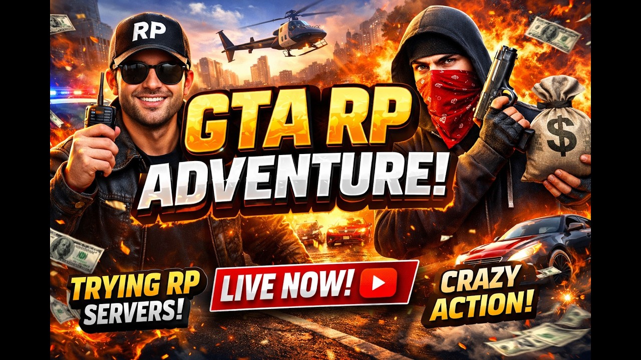 New GTA RP Adventure 🔴 Trying Different RP Servers!