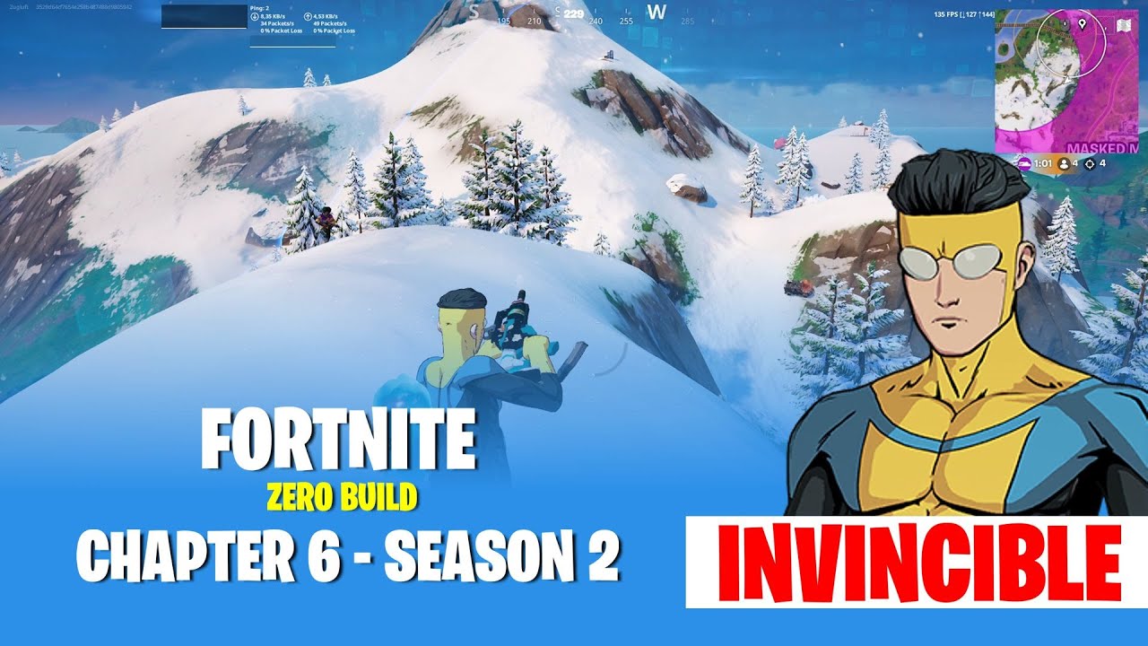 Invincible - Fortnite Chapter 6 - Season 2 - Full Gameplay