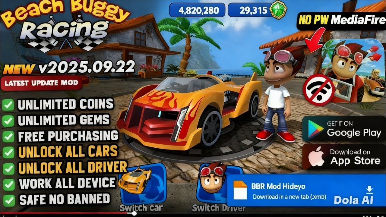 GAME BB RACING MOD APK TERBARU 2026