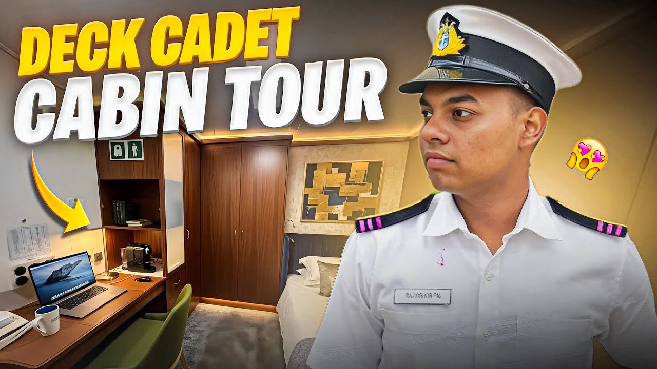 DECK CADET CABIN TOUR | Life on PCTC ship 