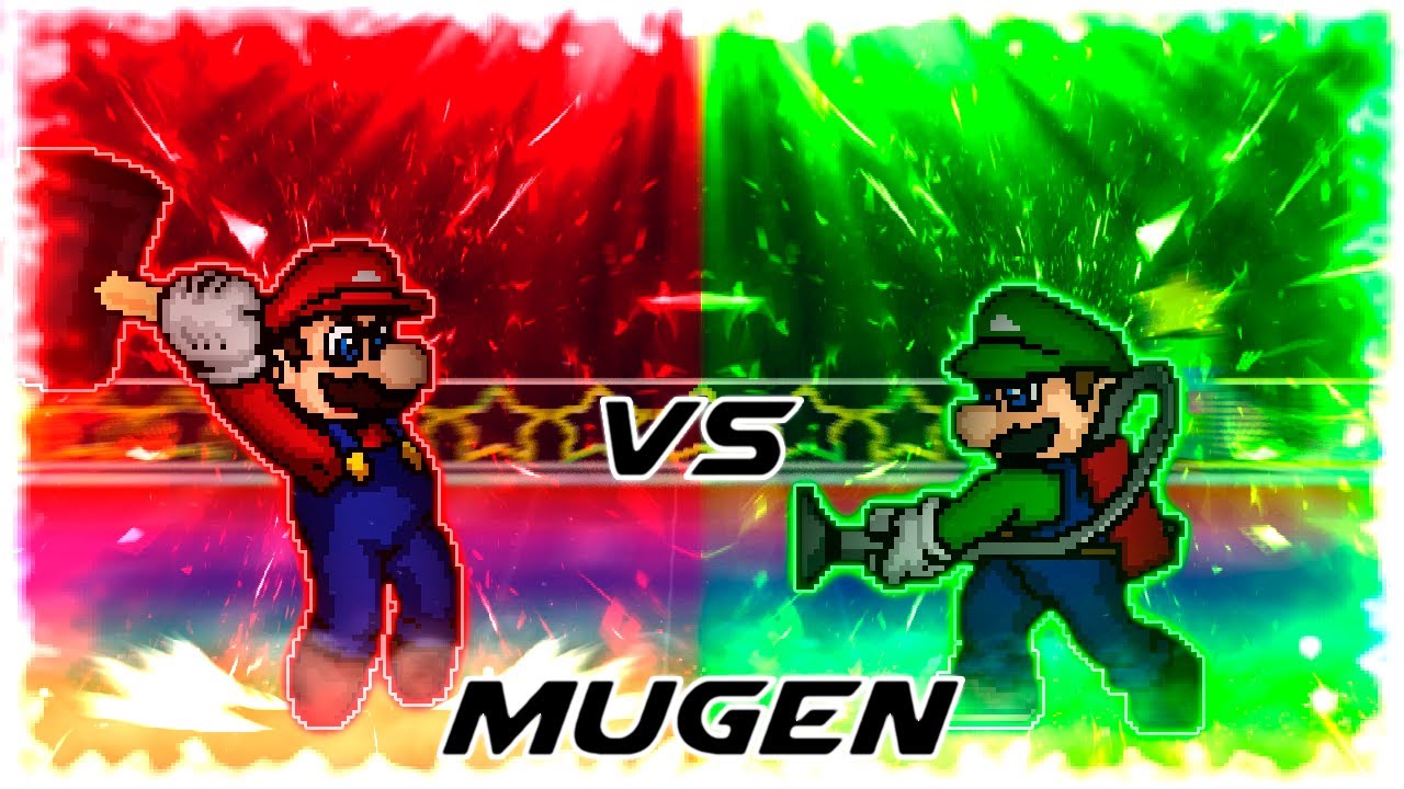 Super Mario-R vs Super Luigi-R | MUGEN