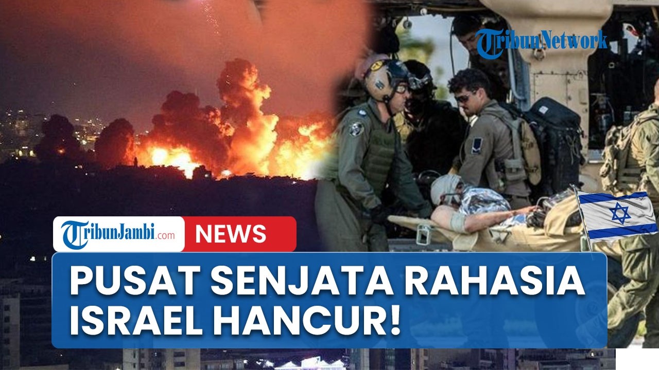 Detik-detik Pusat Senjata Rahasia Israel Dibom IRGC, 200 Pasukan Terkapar