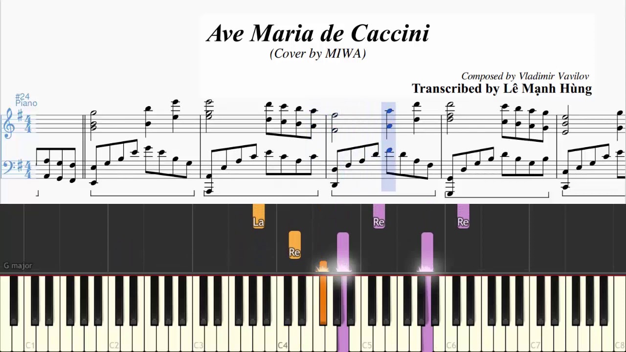 Ave Maria de Caccini | Cover by MIWA | Gabhung Music Arrangement