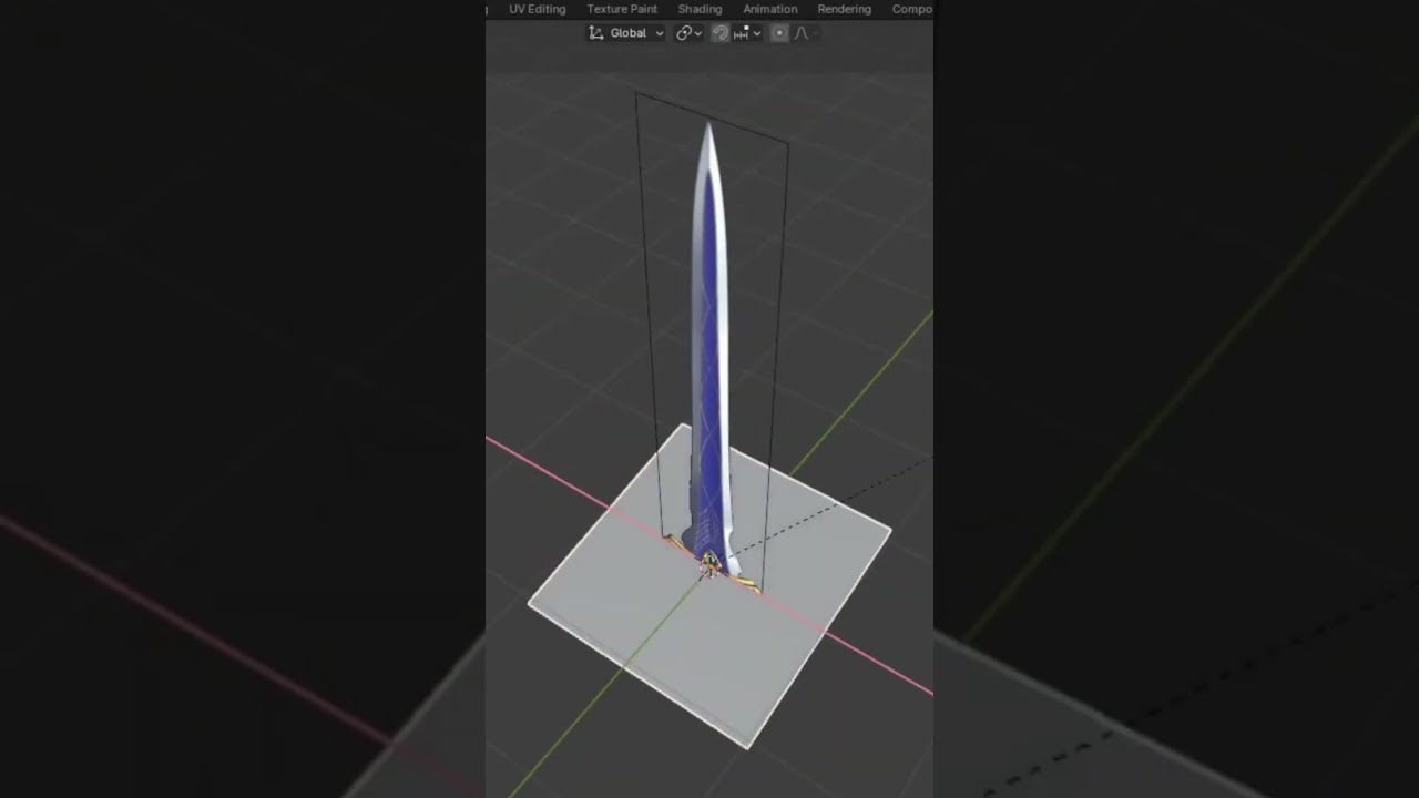 Blender Sword Modeling Hack REVEALED