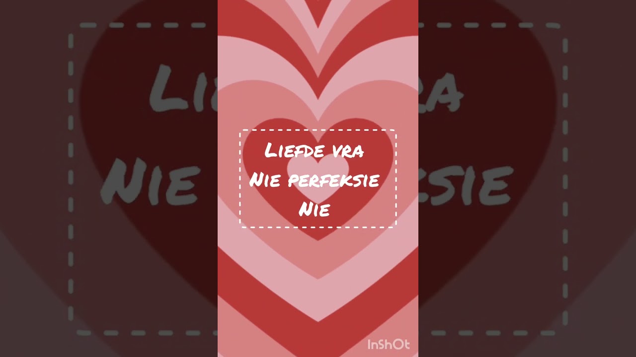 SAARTJIE: LIEFDE vra nie perfeksie nie 