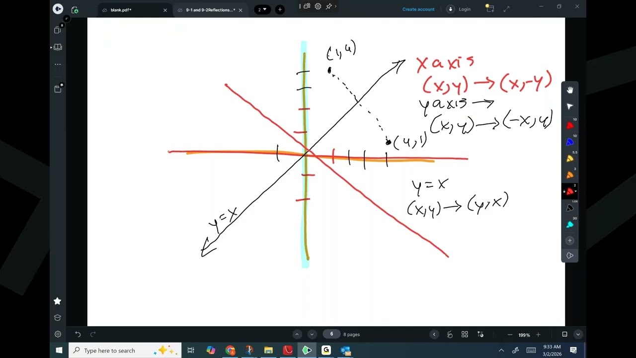Geometry Lesson 61 Reflections and Translations