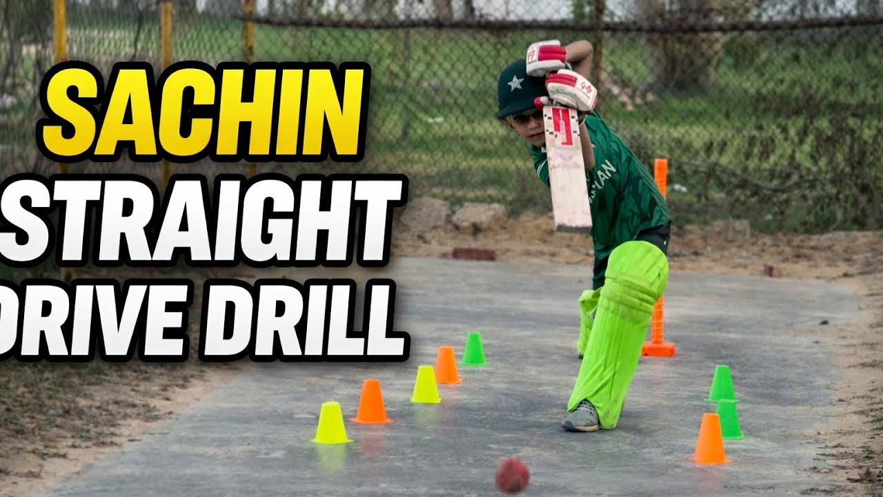 Train Like Sachin Tendulkar for Perfect Straight Drive. Young Players Must Learn.