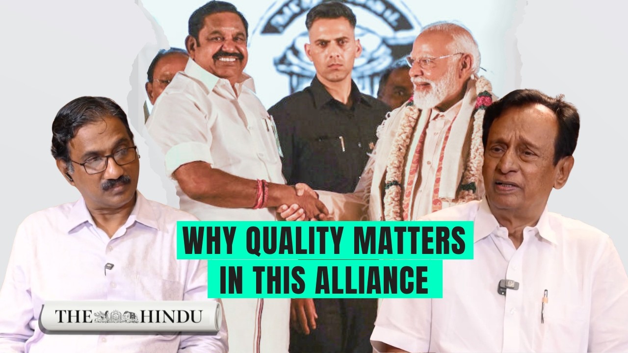 Why Semmalai believes the AIADMK alliance has the edge in Tamil Nadu | TN Elections with The Hindu