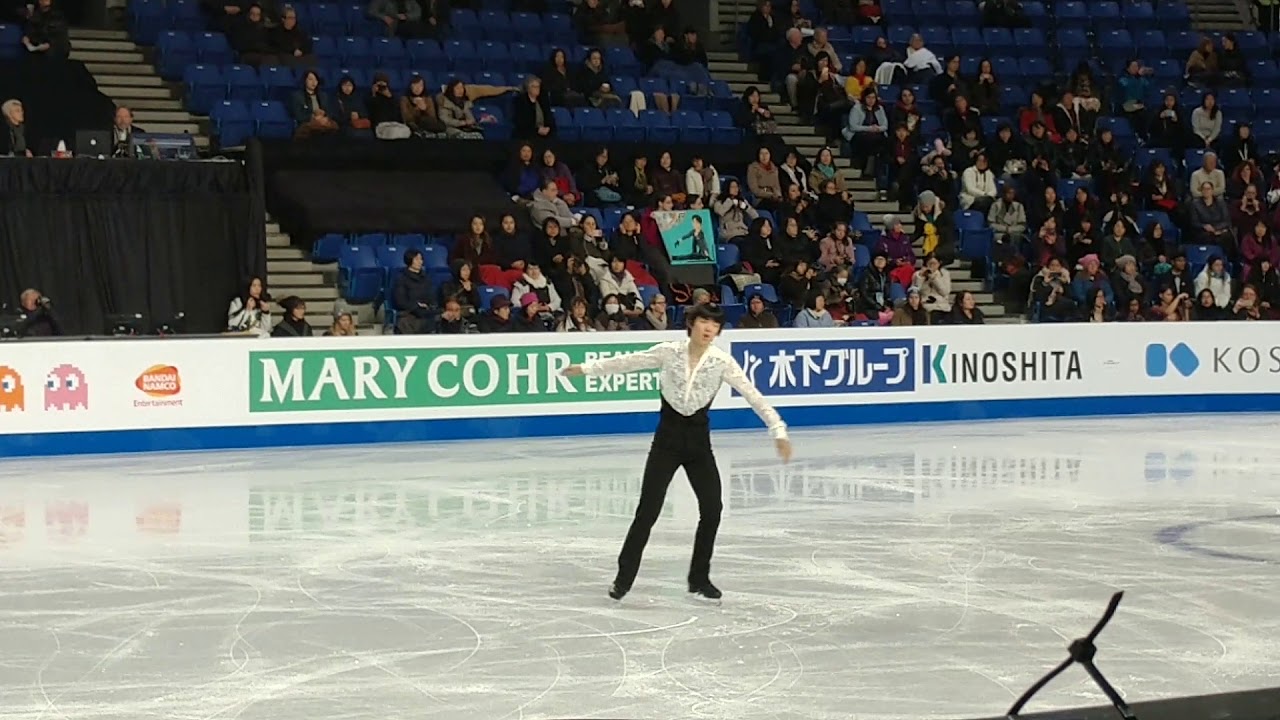 CHA Jun-hwan 차준환 - FS practice - 2018 Grand Prix Final