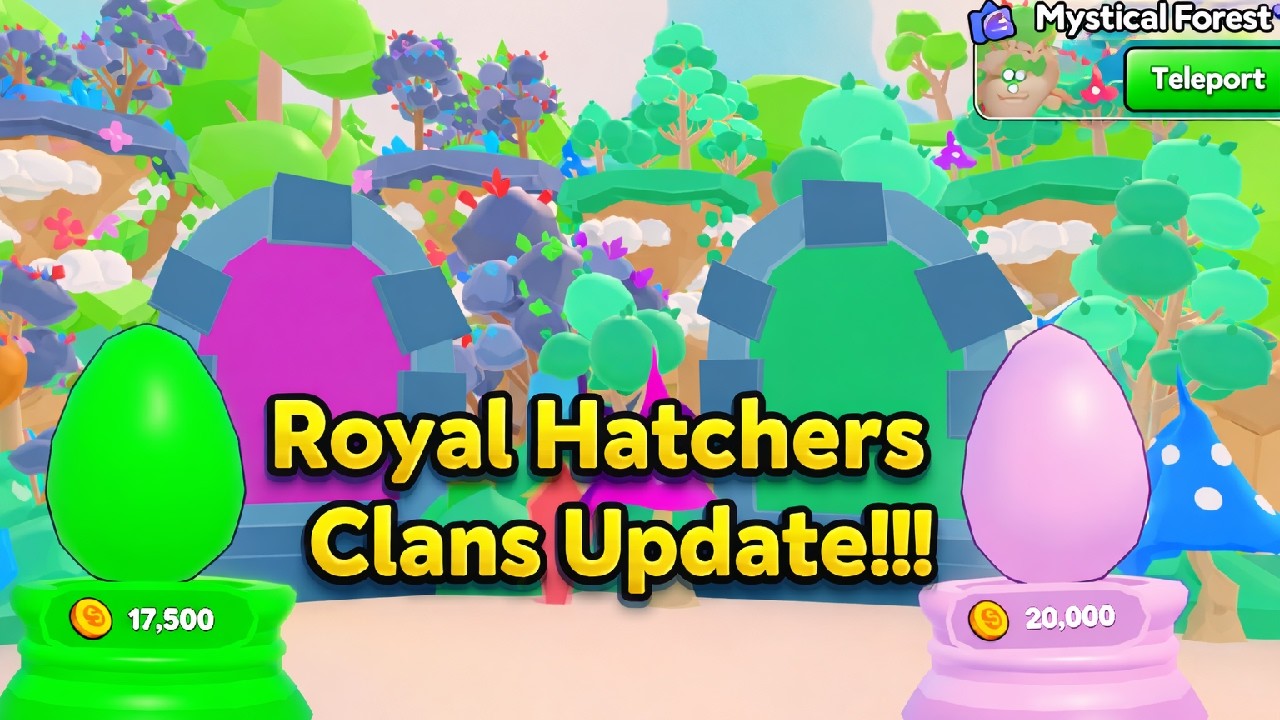 Clans UPDATE In Royal Hatchers Is Insane and Secret Pets Showcase!!!