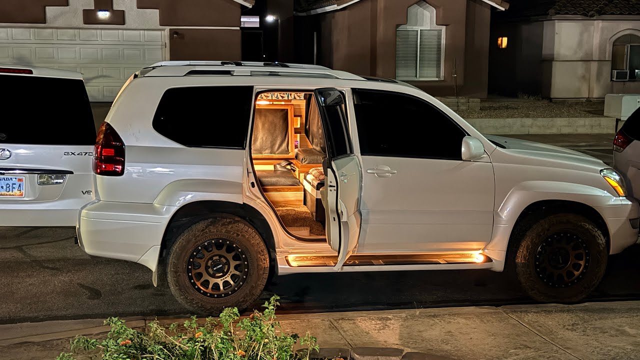 Создание скрытого кемпера на базе внедорожника | Полный обзор | Lexus GX470