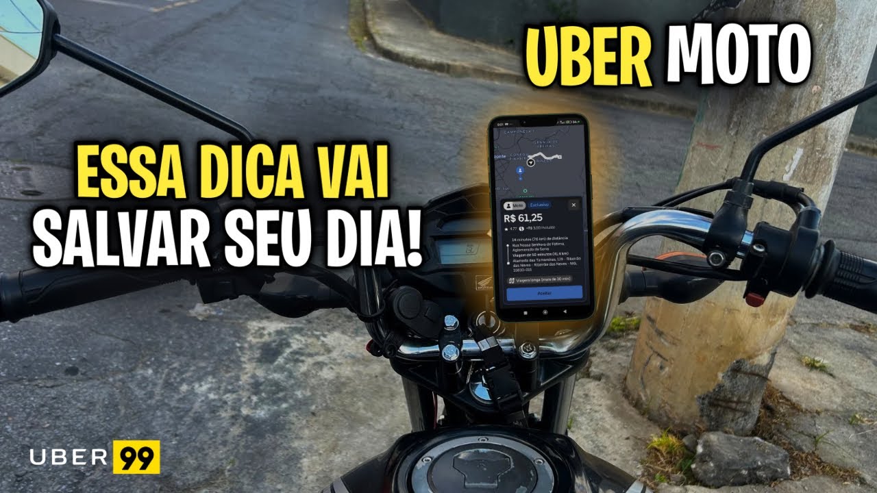 ESSA DICA VAI SALVAR SEU DIA NA UBER MOTO!