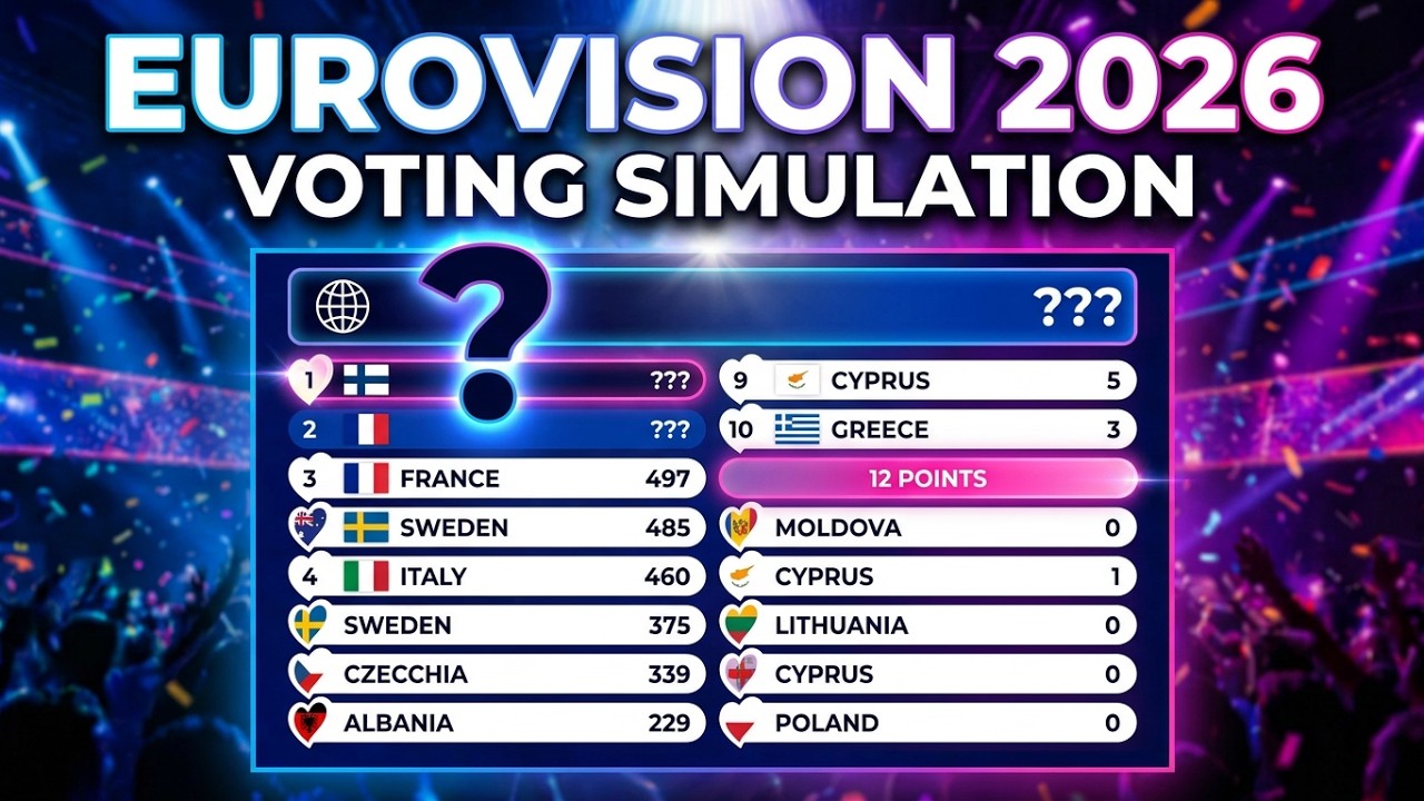 Eurovision 2026 | Voting Simulation Final