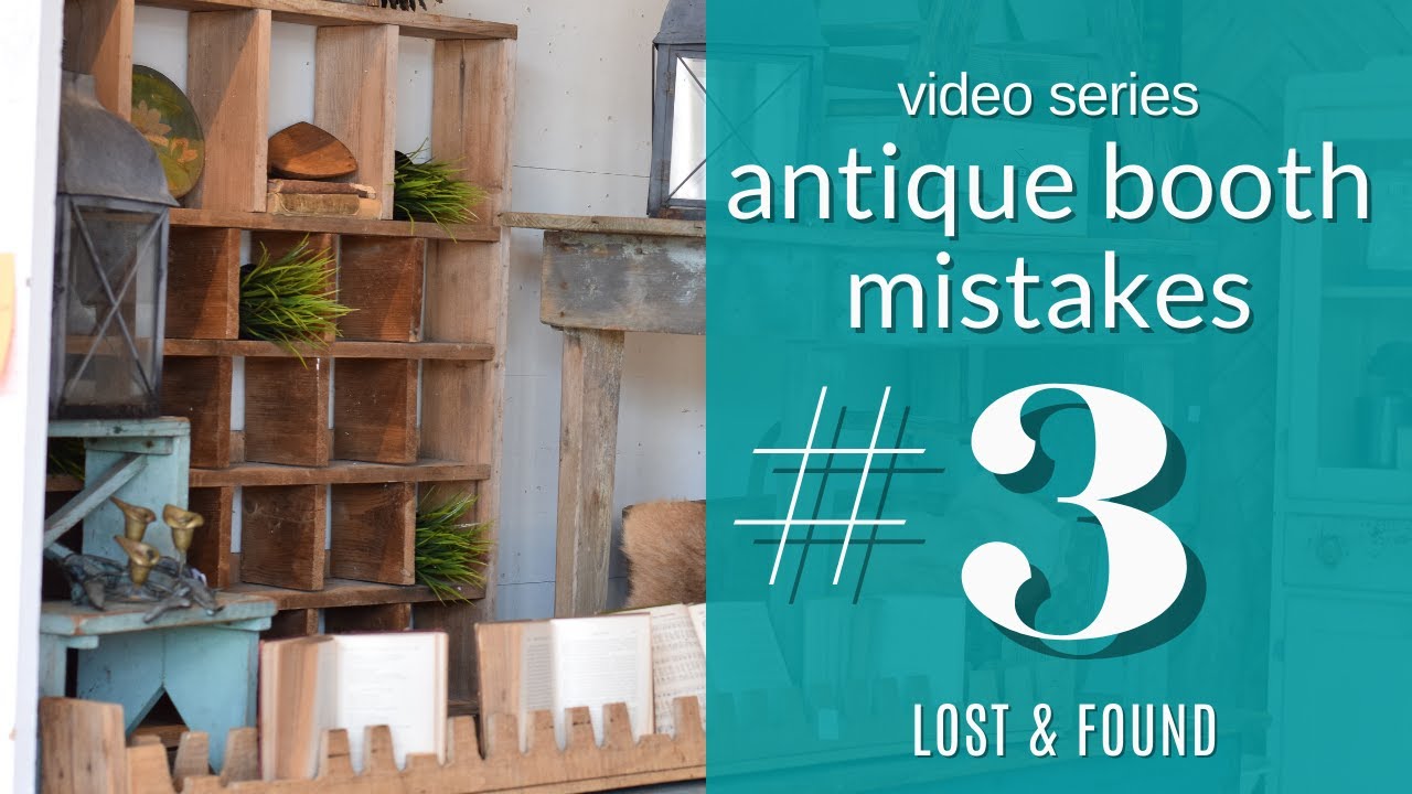 Antique Booth Mistake #3: You've got too MUCH OR too LITTLE inventory in your booth display!