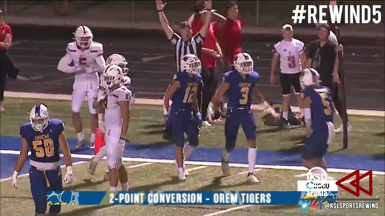 KSL Sports Rewind -  Top 5 Plays From Week 1 Of High School Football