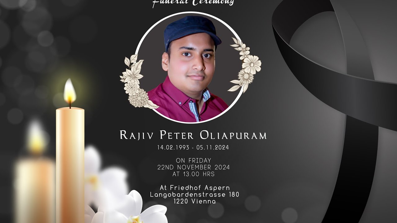 RAJIV PETER OLIAPURAM II FUNERAL HIGHLIGHTS II 22.11.2024 II JEBS STUDIO