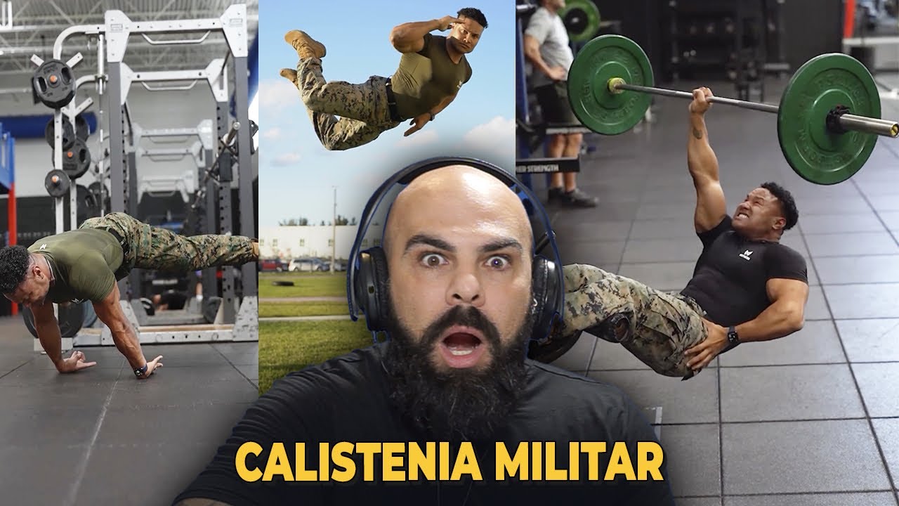REAGINDO AO TREINO DE CALISTENIA DO SUPER SOLDADO BRASILEIRO