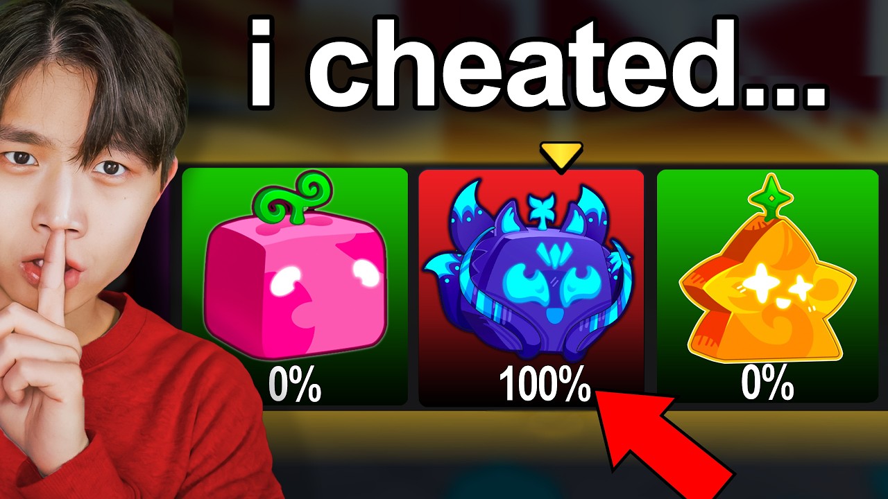 I Cheated Using a MYTHICAL ONLY Gacha in Blox Fruits