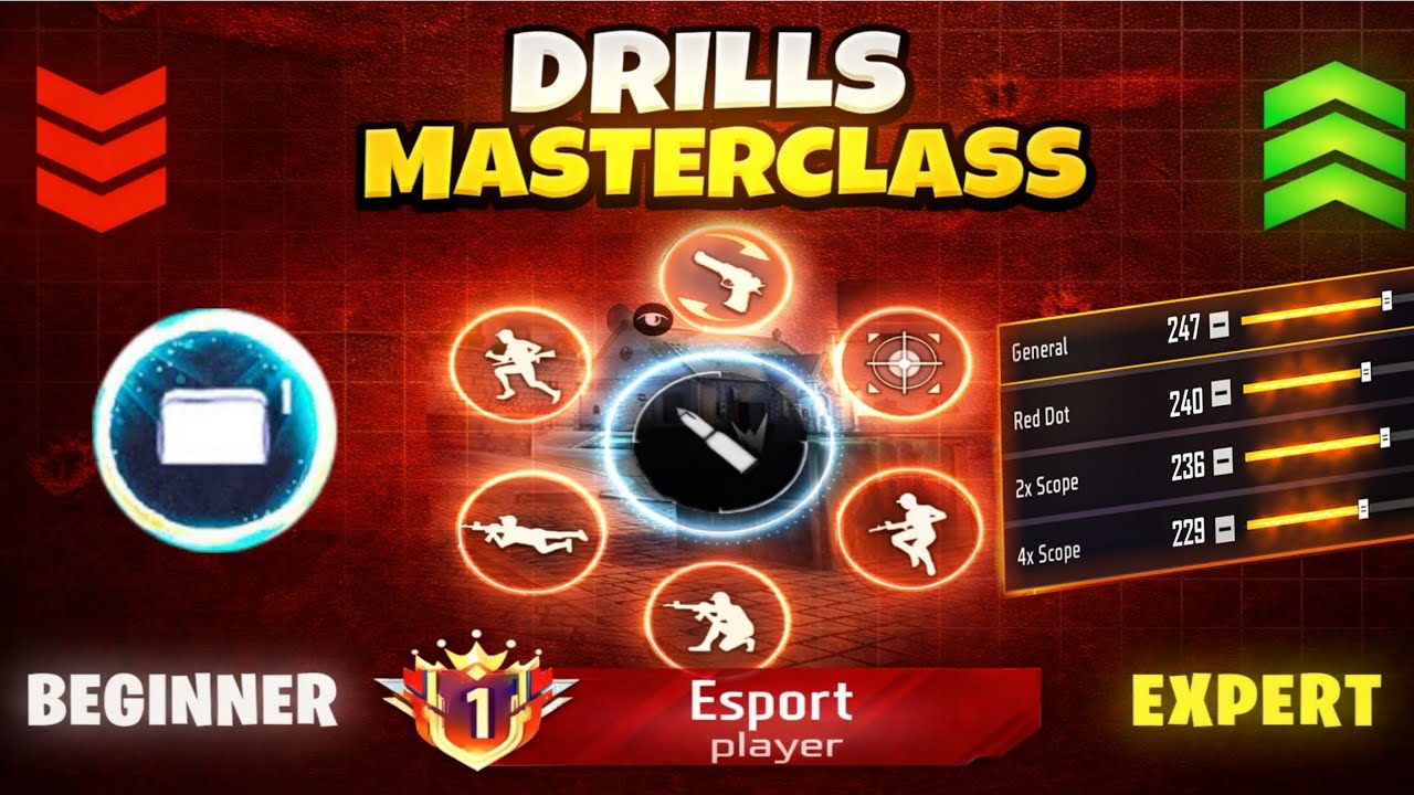 FREE FIRE DRILLS MASTERCLASS 💯 Secret Drills Used by T1 Players 🔥 Part- 2 | Pro Esports Guide