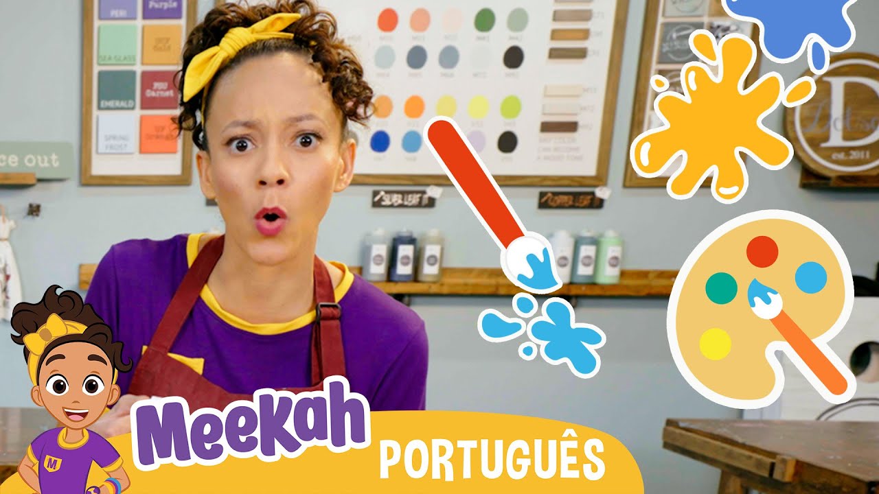 Meekah Cria uma Obra de Arte Incrível! 🎨😆 | Olá Meekah!💜| Videos Educativos Para Crianças