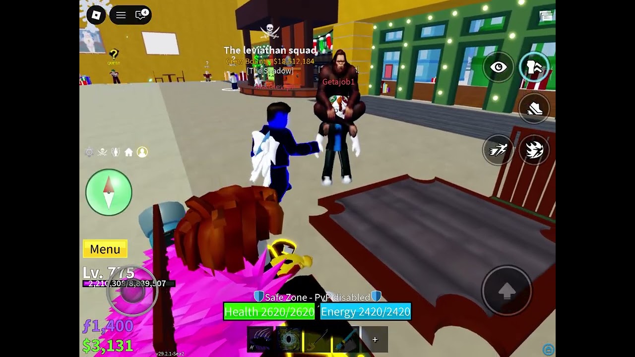 Trading fruits in blox fruits