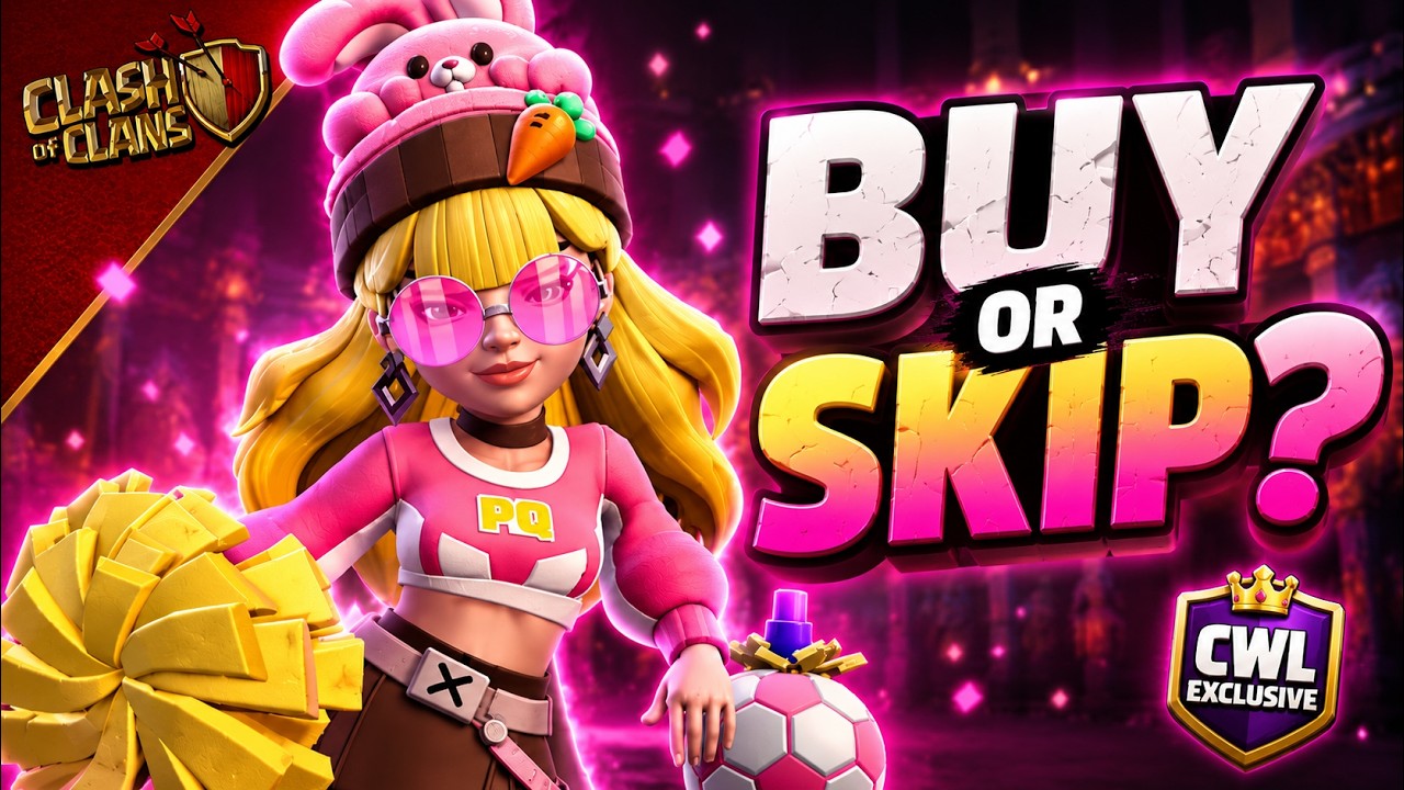 🎀💖 Rosy Halftime Queen Skin Review | Clash of Clans | Clashflict 👑⚽